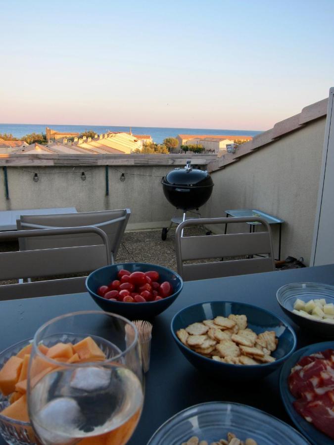 Duplex Terrasse Vue Mer Acces Plage Et Piscine... Frontignan Luaran gambar